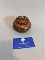 Small Wooden Bowl w/ Lid