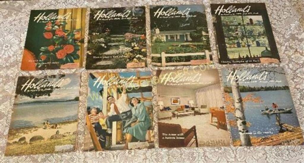 Lot of 1953 Holland's the magazine of the South