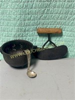 antique chopper baby spoon and more