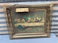 Lord's Last Supper Picture Metal Frame MCM