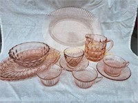 Pink Depression Glass and More