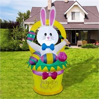 Cllayees 5 FT Easter Inflatable Outdoor