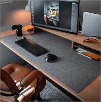DawnTrees Felt Desk Mat(35.5x15.8 inches), Office