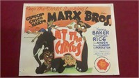 Vintage Cut Movie Poster Marx Bros At The Circus