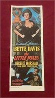 Vintage Cut Movie Poster The Little Foxes