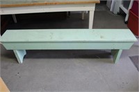 Solid Wooden Bench 72LX11X18H