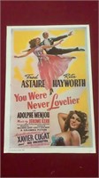 Vintage Movie Poster You Were Never Lovelier