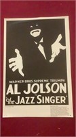 Vintage Movie Poster The Jazz Singer