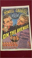 Vintage Movie Poster On The Avenue