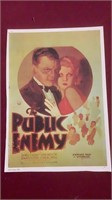 Vintage Movie Poster The Public Enemy