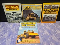 Asst construction vehicle books CAT & LeTourneau