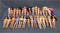 Barbie Lot Old And New Barbies Ken Barbie And
