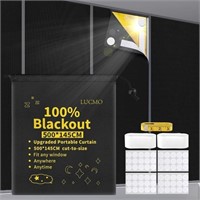 LUCMO Blackout Blinds 500 x 145, 100% Blackout