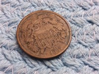 1867 two cent piece
