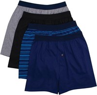 Hanes Men's Jersey Boxers 6-Pack, Soft Knit