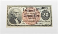 FOURTH ISSUE 25 CENT FRACTIONAL NOTE - LOOKS UNC