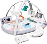 Lupantte 7 in 1 Baby Play Gym Mat with 2