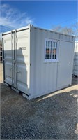 9' Storage Container W/ Side Door and Windoe