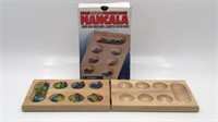 Mancala Solid Wood Folding Game Complete
