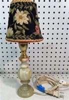 Small Marble Table Lamp 13 inch
