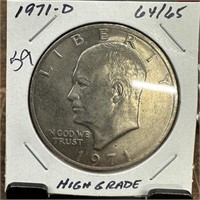 1971-D UNC IKE DOLLAR HIGH GRADE