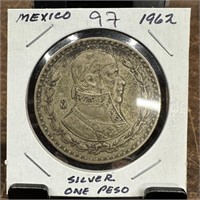 1962 MEXICO SILVER PESO