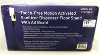 NIB Sanitizer Dispenser Floor Stand with Ad Board
