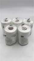 3M 5 Rolls of Soft Cloth Surgical Tape 4inX10yd