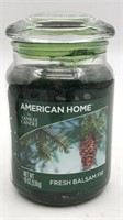 American Home Scented Jar Candle Fresh Balsam Fir