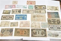 26 WORLD NOTES - MOST ARE VINTAGE