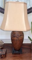 Vintage Bronzed Ceramic Table Lamp