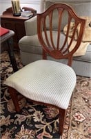 Pair of Bombay Co. Shield Back Side Chairs