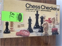 Chess/Checkers/Backgammon All in 1 Game