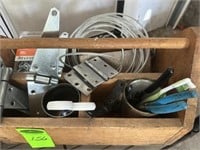 Wood Tool Box w/Contents