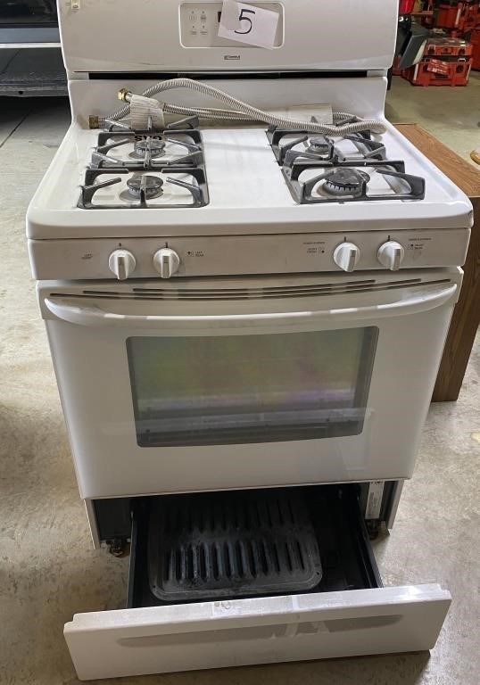 KENMORE GAS STOVE - CLEAN / WORKS