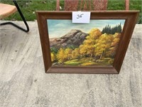 FRAMED PAINTING BY EVEYLN FOSTER