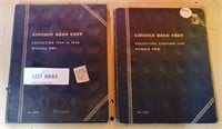 SET OF 2 LINCOLN HEAD CENT COLLECTION BOOKS