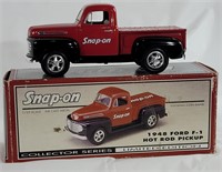 Vintage Snap-On truck diecast coin bank