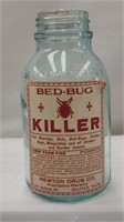 Mellins Food Bottle w/ Bed-Bug Killer Label