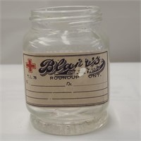 Blair's Labeled Cold Cream Vintage Bottle