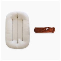 (1) Snuggleme Organic Lounger + gingerbread cover