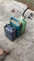 3 Water/ Gas Jugs 5 and 6 Gallon