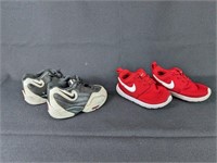 (2) Nike Shoes US Size 7C- Boy