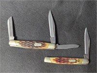 Buck Pocket Knives #373 Trio 3 Blade & 379 Single