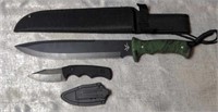 Tac Assault 10" Black Stainless Steel Fixed Blade