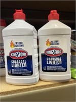 2 bottles kingsford charcoal lighter fluid