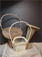 Large Wicker  Flower Baskets