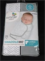 (1)4-6M:  2-pack Summer Infant SwaddleMe - Unisex