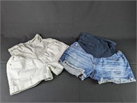 (2) Size 27 Shorts [Collection] Women's Maternity