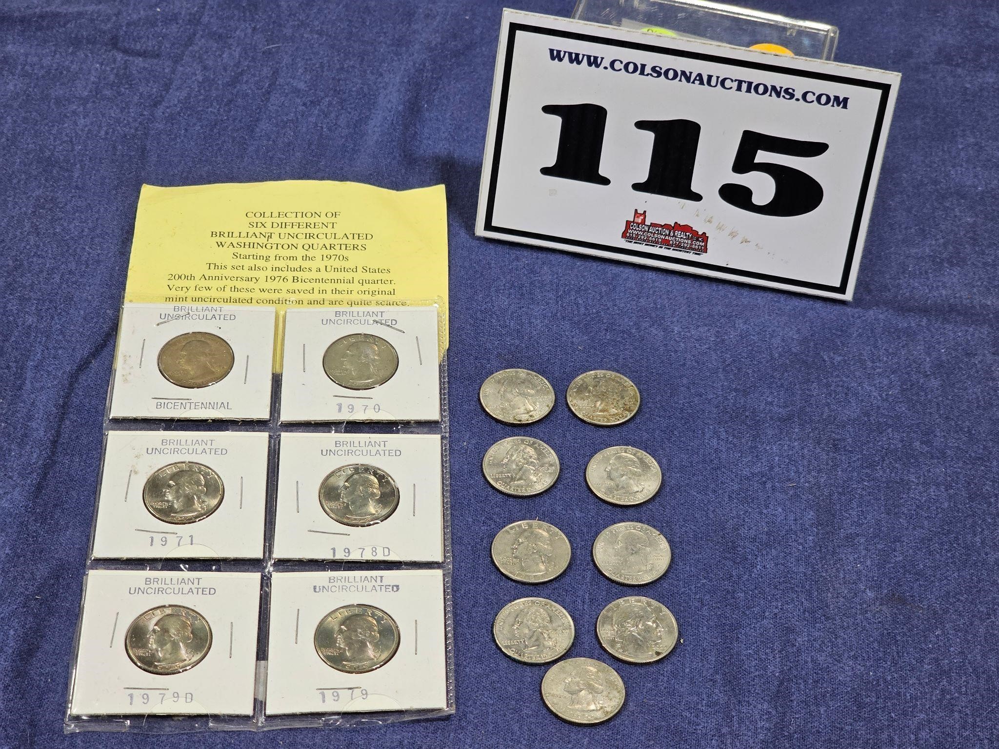15 Quarters - various years